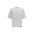 Palm Angels White Cotton T-Shirt