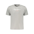 Pepe Jeans Gray Cotton Men's T-Shirt