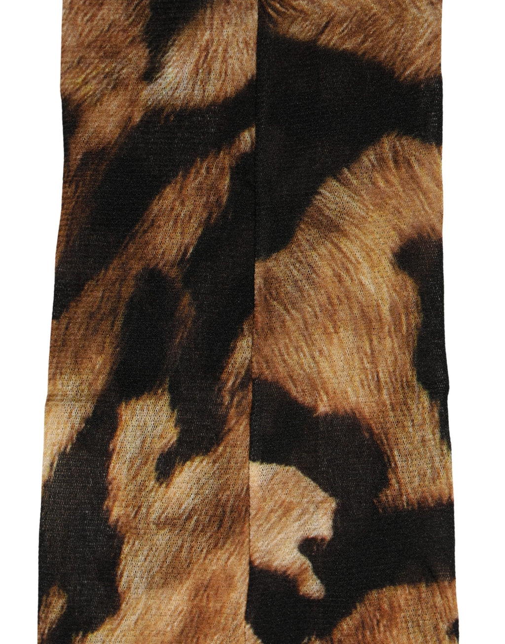 Dolce & Gabbana Brown Tiger Nylon Tights Stocking Pantyhose Socks