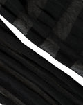 Dolce & Gabbana Black Stripes Tights Stockings Pantyhose Socks
