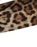 Dolce & Gabbana Brown Leopard Nylon Tights Stocking Pantyhose Socks