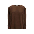 Tory Burch Brown Wool Oves Aries Sweatshirt