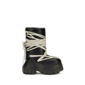 Rick Owens Black Calf Leather Bos Taurus Lace-Up Boots