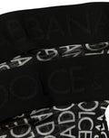 Dolce & Gabbana Black Sheer Logo Monogram High Stockings Socks