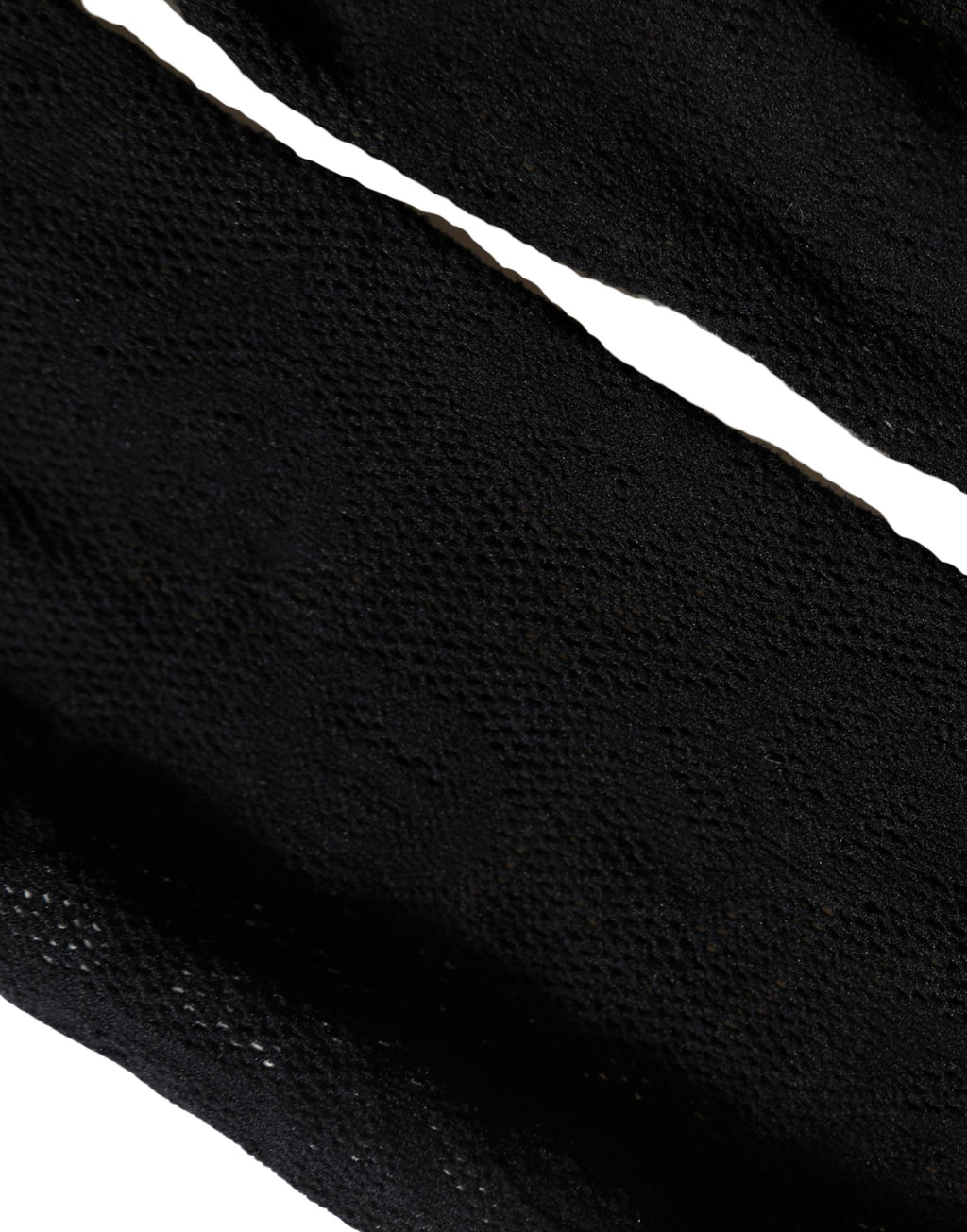 Dolce & Gabbana Black All Over Print Sheer Stretch Tights Socks
