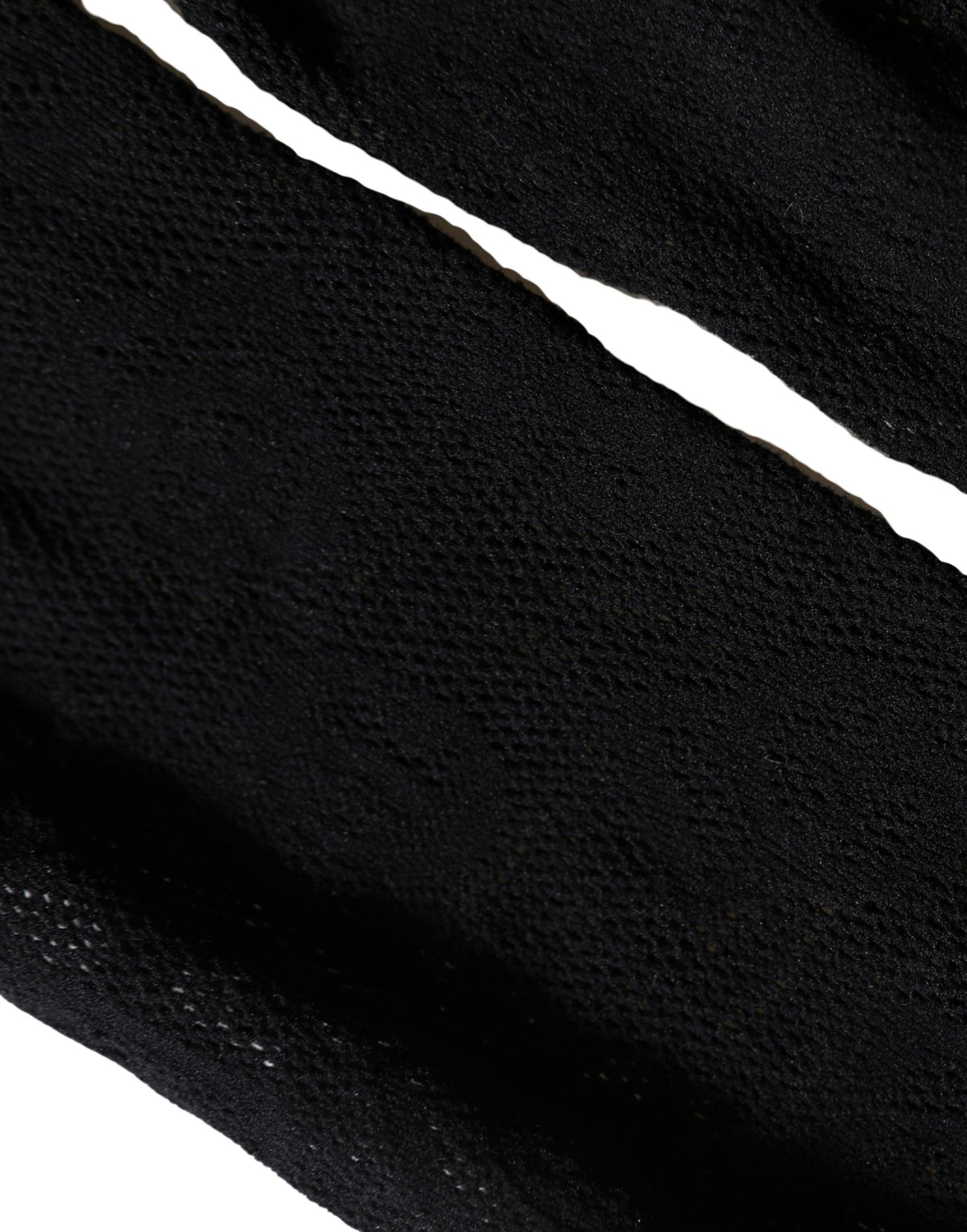 Dolce & Gabbana Black All Over Print Sheer Stretch Tights Socks