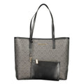 Mario Valentino Black Polyurethane Women's Bag