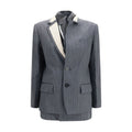 Sacai Gray Wool Oves Aries Jacket