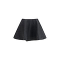 Ganni Gray Wool Oves Aries Midi Skirt