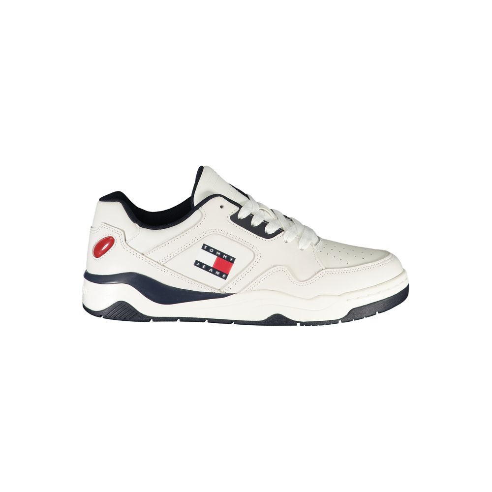 Tommy Hilfiger Bianco Leather Men's Sneaker