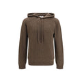 Roberto Collina Brown Wool Oves Aries Hoodie