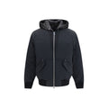 Moose Knuckles Black Nylon Full-Length Jacket