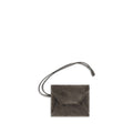 Brunello Cucinelli Brown Calf Leather Bos Taurus Keychain