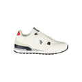 U.S. POLO ASSN. White Polyurethane Mens Sneaker