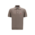 Brunello Cucinelli Brown Cotton Polo Shirt