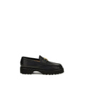 Valentino Garavani Black Goatskin Platform Loafers