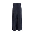 Brunello Cucinelli Blue Cotton Casual Pants