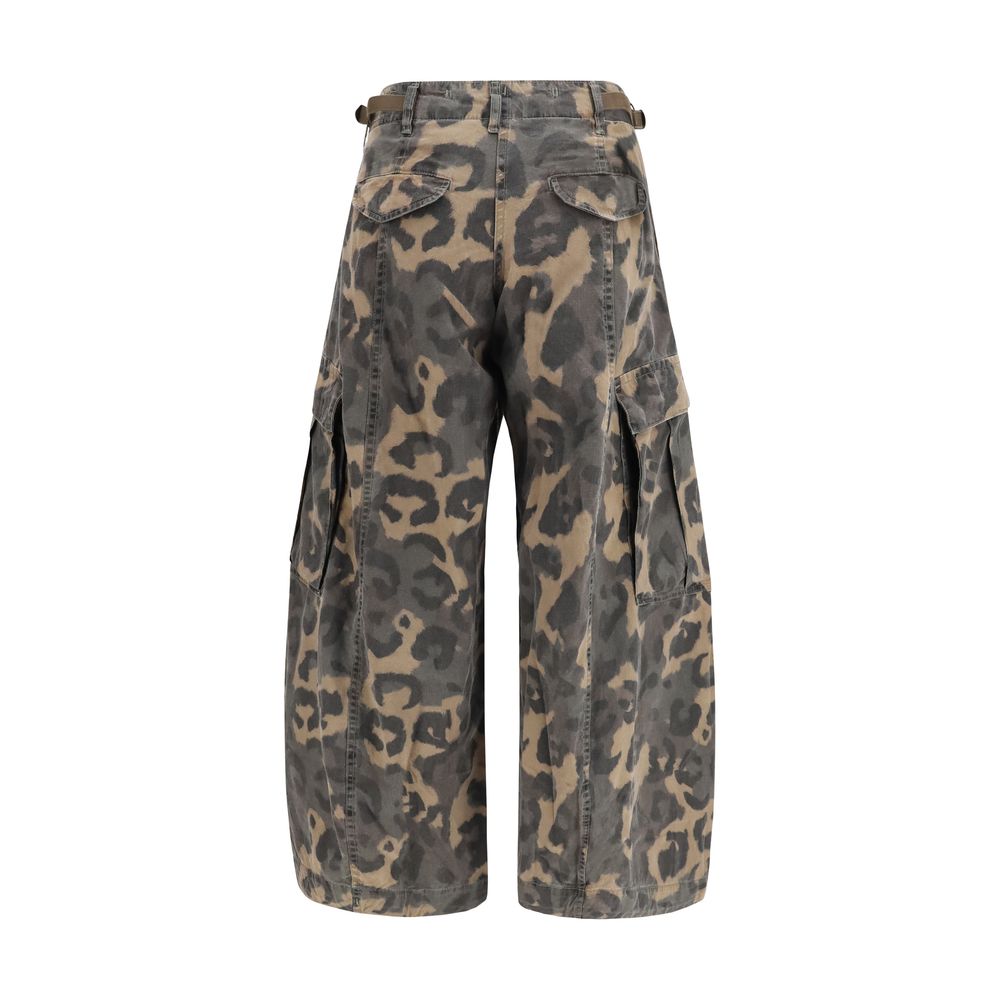 R13 Multicolor Cotton Cargo Shorts