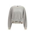 R13 Gray Cotton Sweatshirt
