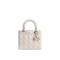 Dior White Lamb Leather Handbag