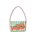 Staud Multicolor Rayon Shoulder Bag