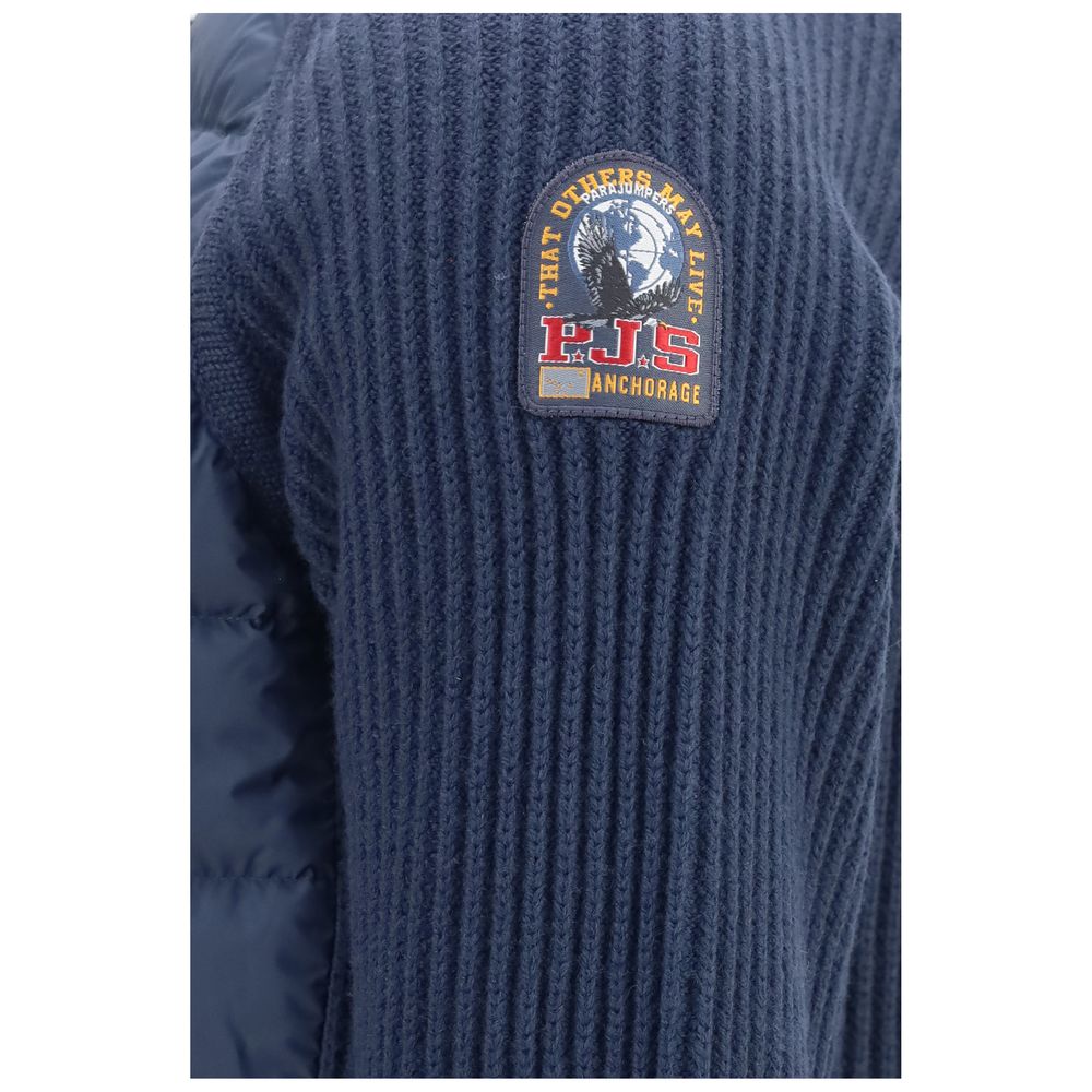 Parajumpers Blue Polyamide Full-Length Jacket