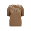 Prada Brown Cashmere Sweatshirt