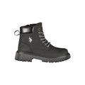 U.S. POLO ASSN. Black Polyurethane Women's Boot
