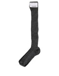 Dolce & Gabbana Gray Wool Blend Over The Calf Accessory Socks