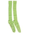 Dolce & Gabbana Men Green Viscose Over The Calf Accessory Socks