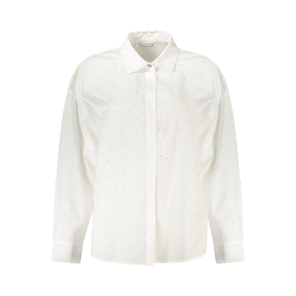 Guess Jeans Bianco Cotton Womens Shirt