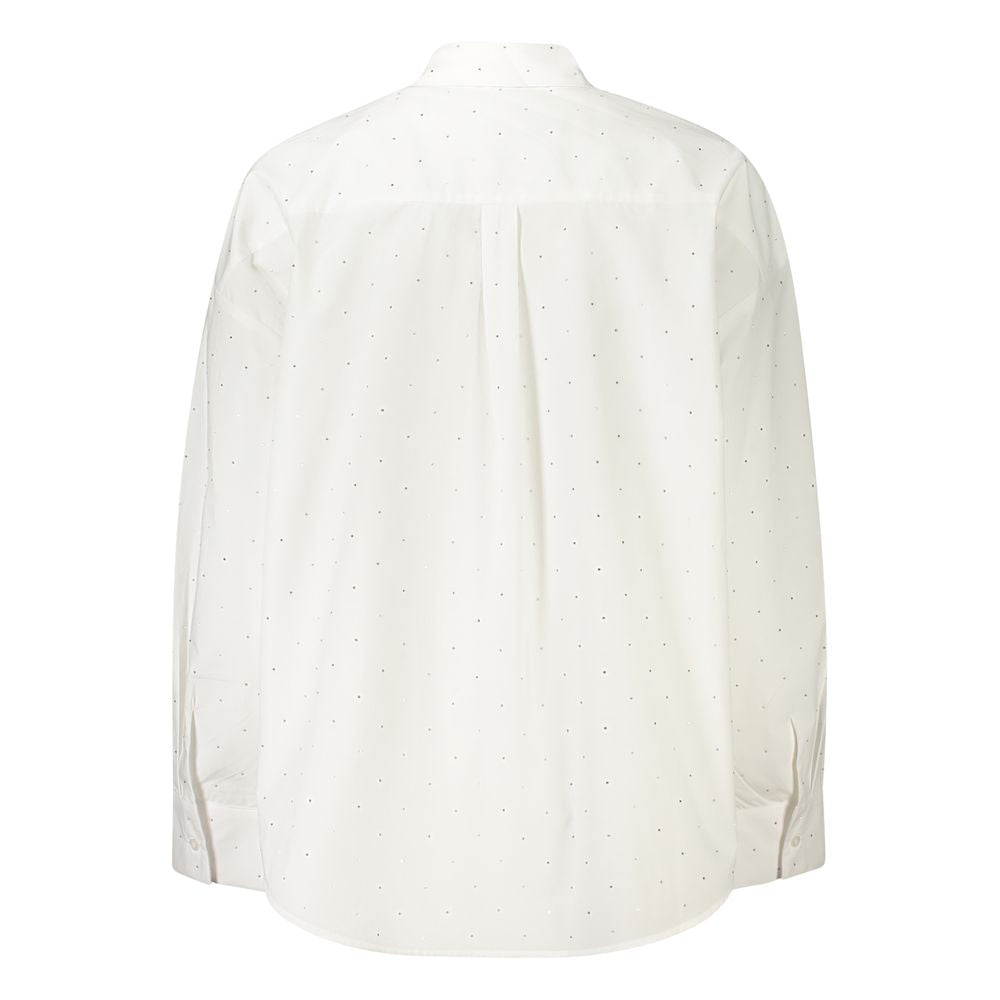 Guess Jeans Bianco Cotton Womens Shirt
