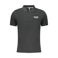 Accademia Militare Black Cotton Men's Polo Shirt