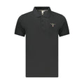 Accademia Militare Black Cotton Men's Polo Shirt