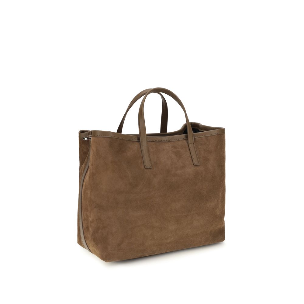 Pierre Hardy Brown Suede Leather Handbag