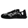 Dolce & Gabbana Black Logo Lace Up Low Top NS1 Sneakers Shoes