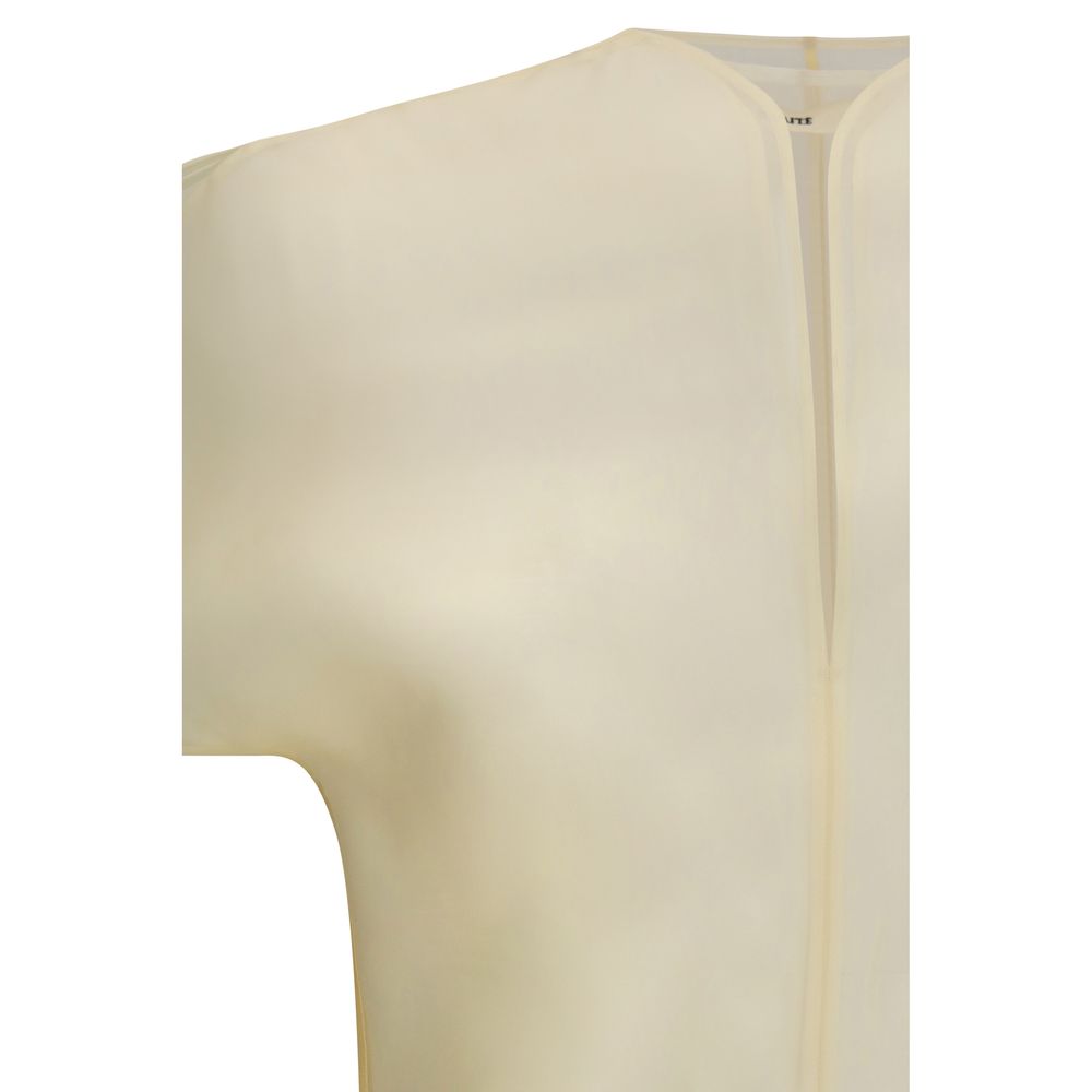 Khaite Beige Silk Blouse
