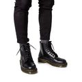 Dr. Martens Black Leather Athletic Sneakers