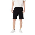 EA7 Emporio Armani Black Cotton Bermuda Shorts