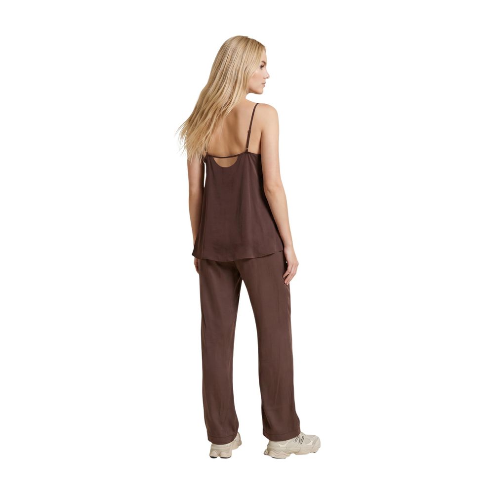Only Brown Viscose Top