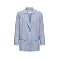 Only Blue Polyester Blazer