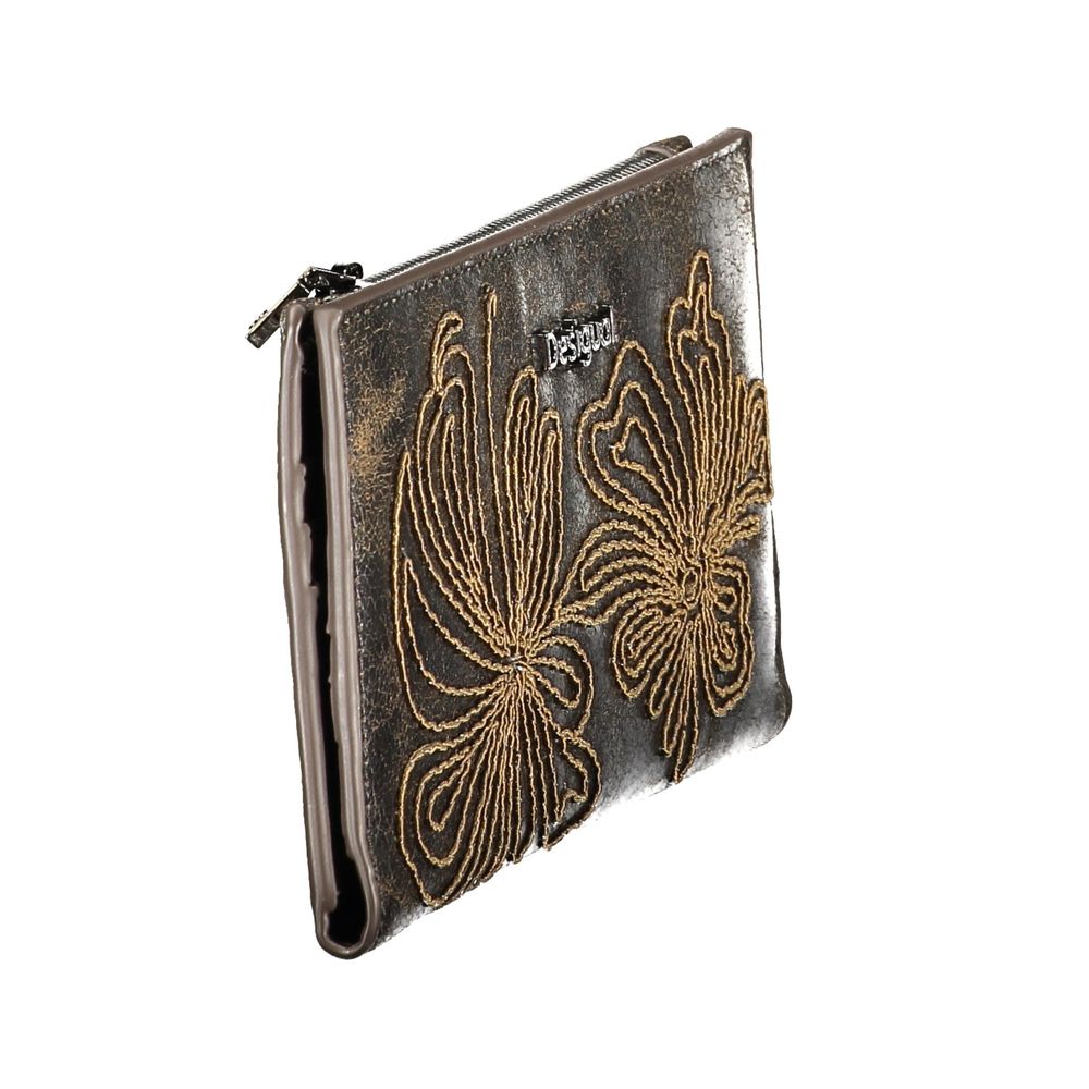 Desigual Brown Polyethylene Wallet