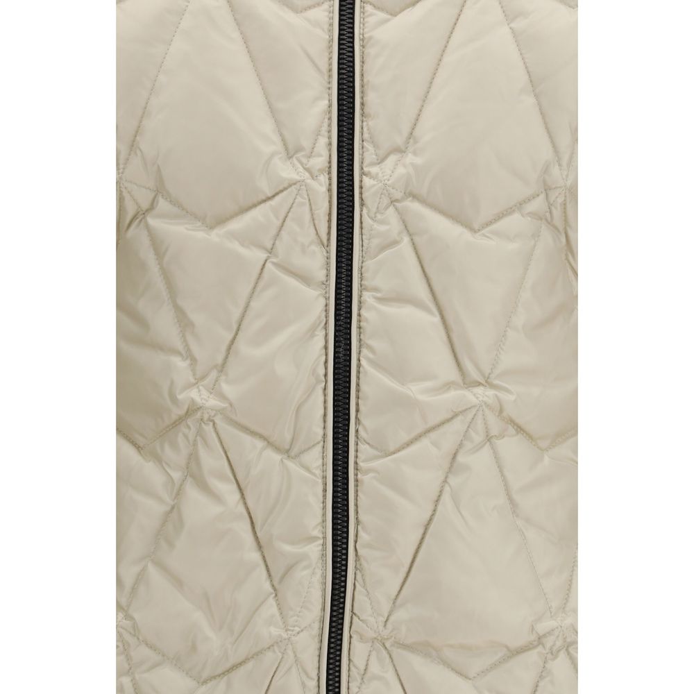 Moose Knuckles Beige Nylon Full-Length Jacket