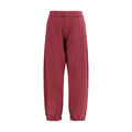 Off-White Purple Cotton Joggers (Workout Pants)