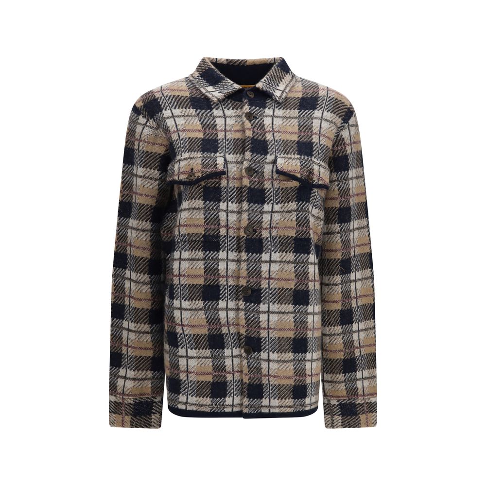 Guest in Residence Brown Cashmere Dress Shirt