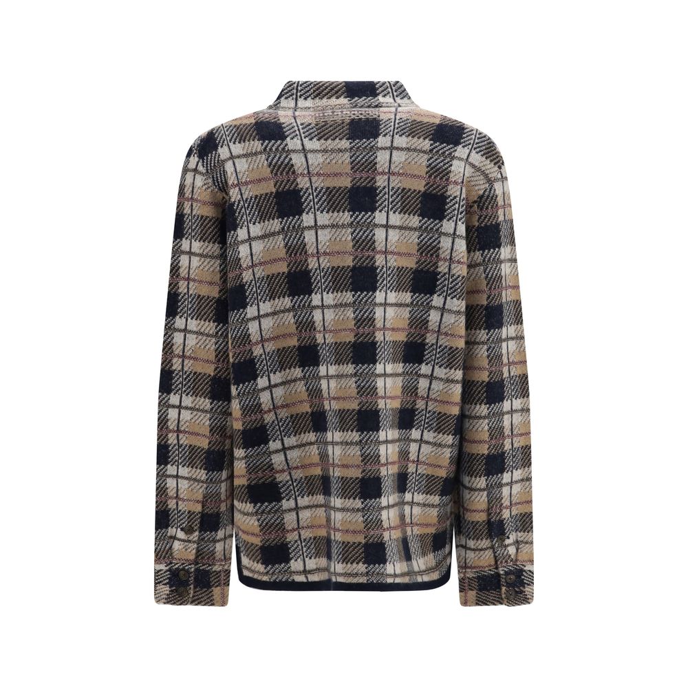Guest in Residence Brown Cashmere Dress Shirt
