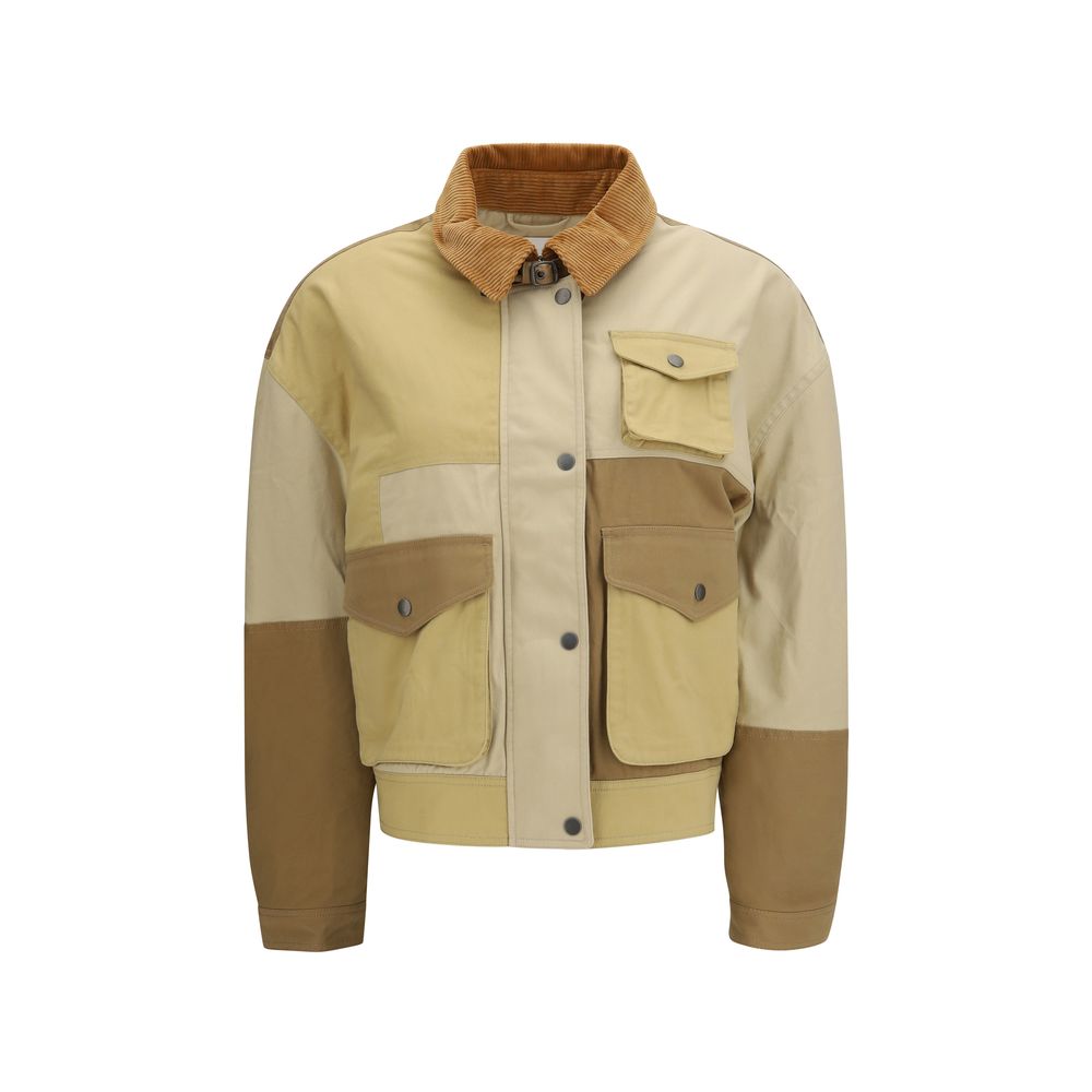 Isabel Marant Étoile Beige Cotton Bomber