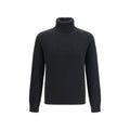 Ami Paris Black Wool Oves Aries Turtleneck