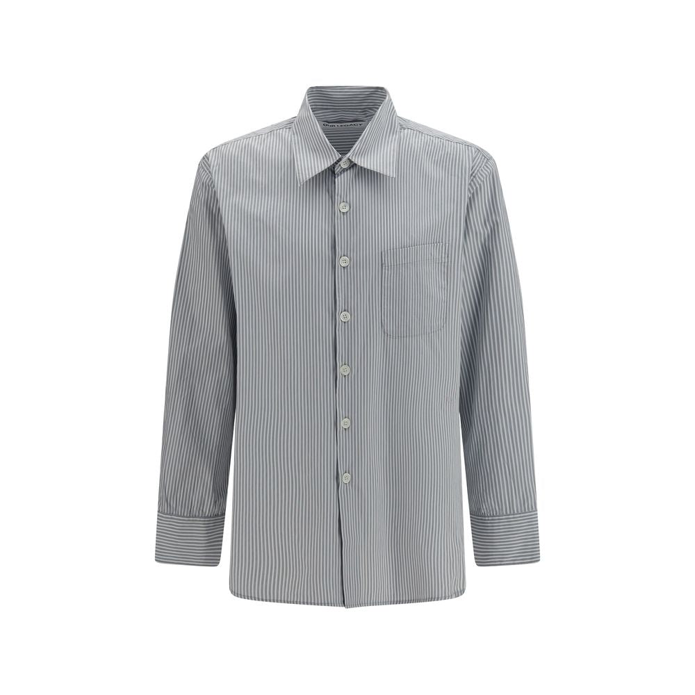 Our Legacy Gray Cotton Pattern Shirt