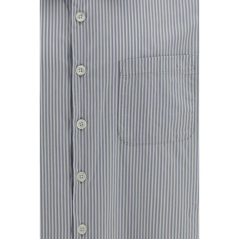 Our Legacy Gray Cotton Pattern Shirt